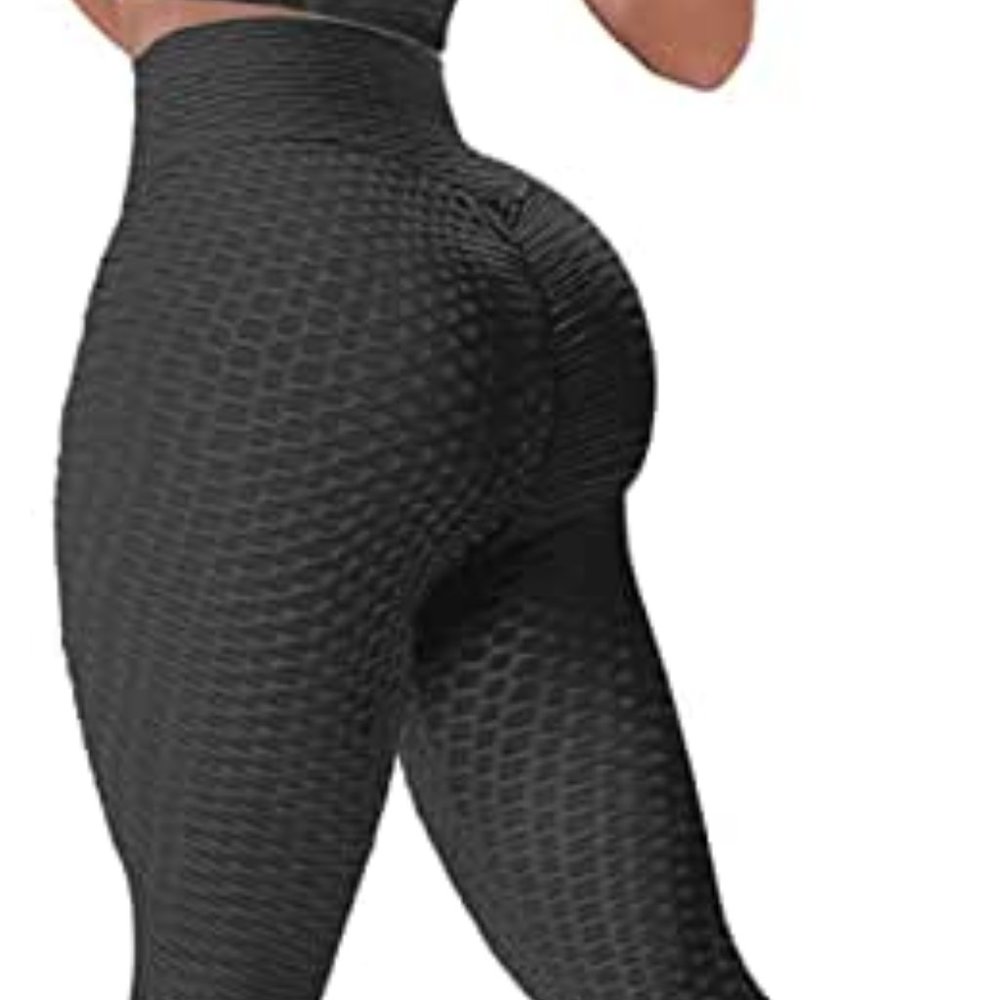 YAMOM High Waist Butt Lifting  Workout Leggings, Size L